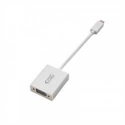 CONVERSOR USB-C A VGA· USB-CM-VGAH· ALUMINIO 0.1M NANOCABLE