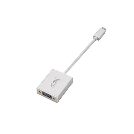 CONVERSOR USB-C A VGA· USB-CM-VGAH· ALUMINIO 0.1M NANOCABLE