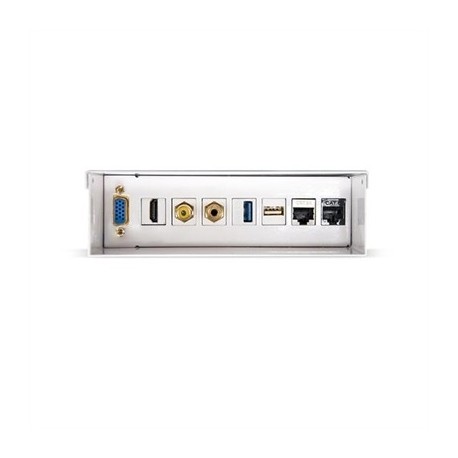 CAJA DE CONEXIONES MULTIMEDIA DE PARED VGA+HDMI+JACK3.5+RCA+USB3.0+USB2.0+2XRJ45 BLANCO NA