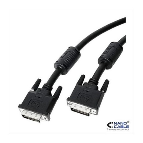 CABLE DVI DUAL LINK 24+1· M-M 1.8M NANOCABLE