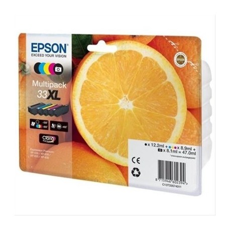 TINTA EPSON MULTI PACK COLORES 33XL·