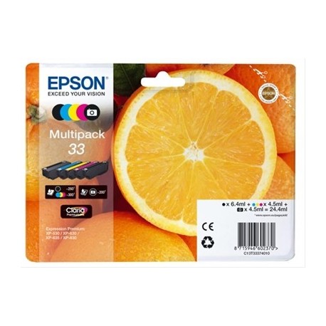 CARTUCHO TINTA EPSON 33 5-COLOURS MULTIPACK .·