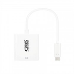 CABLE CONVERSOR USB-C A HDMI 4K 0.15M BLANCO NANOCABLE