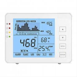 MEDIDOR CO2 TEMPERATURA HUMEDAD MT-CO2-1200P