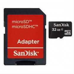 MEMORIA MICRO SD 32GB SANDISK CLASS 4+ADAPTAD