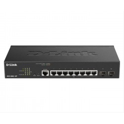 SWITCH GESTIONABLE D-LINK L2L3 8P GIGA POE (65W) + 2P SFP
