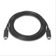 CABLE USB 2.0 3A· TIPO USB-CM-USB-CM NEGRO 2.0M NANOCABLE