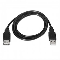 CABLE USB 2.0 PROLONGACION AM-AH 3M NEGRO NANOCABLE