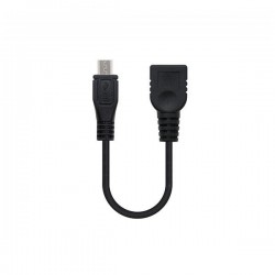 CABLE USB 2.0 OTG MICRO BM-AH 0.15M NEGRO NANOCABLE