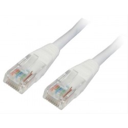 CABLE RED LATIGUILLO RJ45 CAT.6 UTP AWG24·0.5M BLANCO NANOCABLE