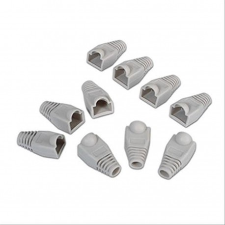 FUNDA RJ45 GRIS OEM PACK 10 UD NANOCABLE