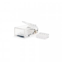 CONECTOR RJ45 8 HILOS CAT.6 BOLSA 100UD NANOCABLE