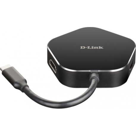 HUB D-LINK USB-C a HDMI· USB-C 60W· 2xUSB3.0