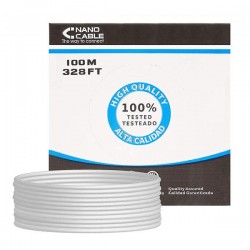 BOBINA 100M CAT.6 FTP RIGIDO RJ45 AWG24 NANOCABLE