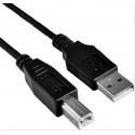 CABLE USB 2.0 IMPRESORA· TIPO AM-BM 4.5M NEGRO NANOCABLE