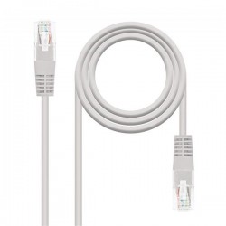 CABLE RED LATIGUILLO RJ45 CAT.6 UTP AWG24·10M GRIS NANOCABLE