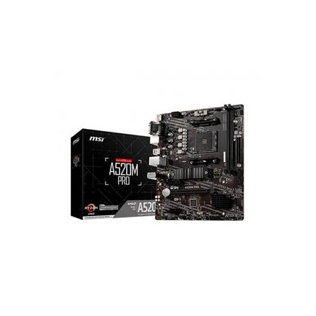 PLACA BASE MSI A520M PRO AM4 DDR4-Desprecintados