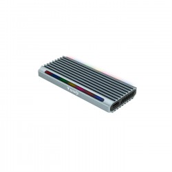 CAJA EXTERNA SSD M.2 TOOQ NGFFNVMe "SHINOBI"· USB-A· RGB GRIS
