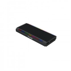 CAJA EXTERNA SSD M.2 TOOQ NGFFNVMe "SHINOBI"· USB-A· RGB NEGRA