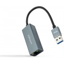 CONVERSOR USB 3.0 A ETHERNET GIGABIT 101001000MBPS 0.15M NANOCABLE ALUMINIO GRIS