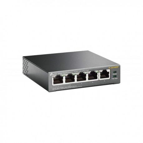 SWITCH TP-LINK SG1005P 5P GIGA 4P POE (56W) SOBREMESA