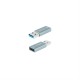 ADAPTADOR USB-AM 3.1 GEN2 A USB-CH ALUMINIO GRIS NANOCABLE