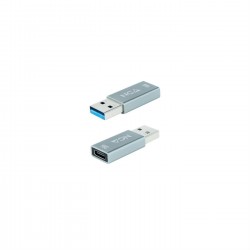 ADAPTADOR USB-AM 3.1 GEN2 A USB-CH ALUMINIO GRIS NANOCABLE