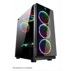 CAJA SEMITORRE PRIMUX GAMING PB870 SIN FUENTE (Sin Ventiladores)