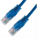 CABLE RED LATIGUILLO RJ45 CAT.6 UTP AWG24·1M AZUL NANOCABLE