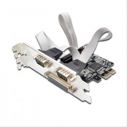 TARJETA PCI-E 2xSERIE 1xPARALELO EWENT