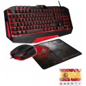 PACK GAMING TECLADO + RATON + ALFOMBRILLA SPIRIT OF GAMER ESPAÑOL