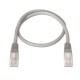 CABLE RED LATIGUILLO RJ45 CAT.6 UTP AWG24·0.25M GRIS NANOCABLE