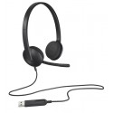 AURICULARES HEADSET LOGITECH H340 CON MICROFONO USB