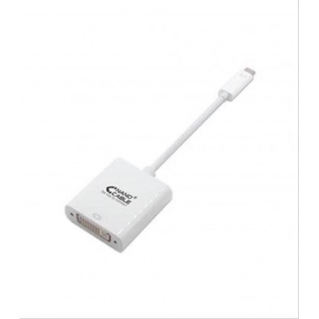 CABLE CONVERSOR USB-C A DVI-D 0.15M BLANCO NANOCABLE