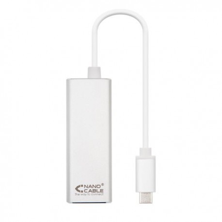 CONVERSOR USB-C A ETHERNET GIGABIT 101001000MBPS·0.15M NANOCABLE