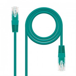 CABLE RED LATIGUILLO RJ45 CAT.6 UTP AWG24·3M VERDE NANOCABLE