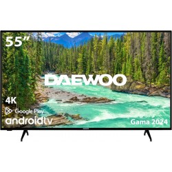 TV LED 55" DAEWOO D55DM54UAMS SMART TV 4K ULTRA HD ANDROID 11·Desprecintado