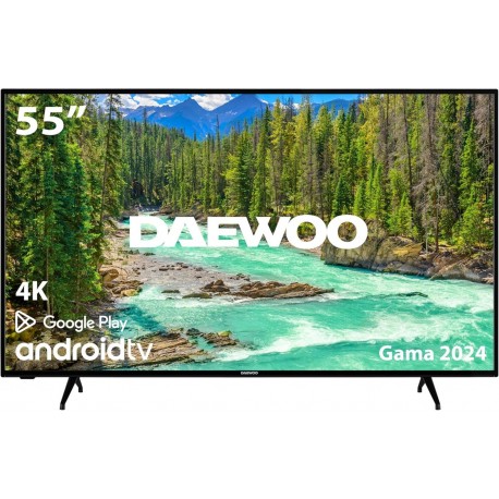 TV LED 55" DAEWOO D55DM54UAMS SMART TV 4K ULTRA HD ANDROID 11·Desprecintado