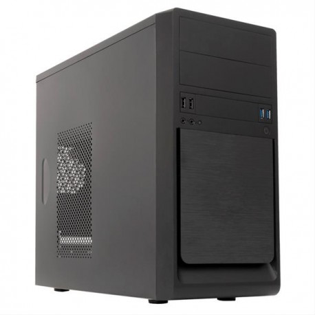 CAJA MICRO ATX SEMITORRE FONTE UK6023 UNYKA 2XUSB 3.0 FA 500W BLACK