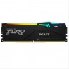 MEMORIA RAM KINGSTON FURY BEAST RGB DDR5 8GB 5600MTS CL40 KF5