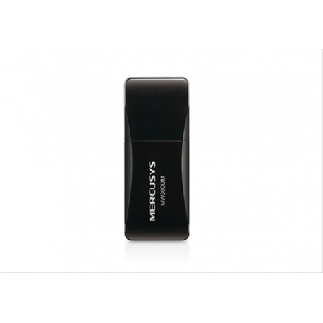 MINI ADAPTADOR USB INALAMBRICO MERCUSYS N300