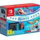 CONSOLA NINTENDO SWITCH NEONROJA +NINTENDO SPORTS+ CINTA+ 12 MESES NINTENDO ONLINE