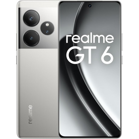 SMARTPHONE REALME GT 6 8GB 256GB DS 5G 6.78\" FLUID SILVER NFC OEM·