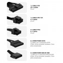 FUENTE ALIMENTACION ATX COOLBOX POWERLINE 3 750W 85% EFI