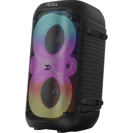 ALTAVOZ PORTATIL BLUETOOTH LED CON MICRO 80W NEGRO DESPRECINTADO