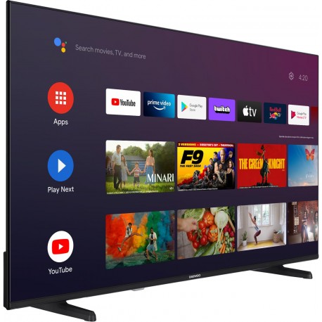 TV QLED 55\"(138.8CM) DAEWOO 55DM62QA SMART TV 4K ULTRA HD ANDROID 11·Desprecintado