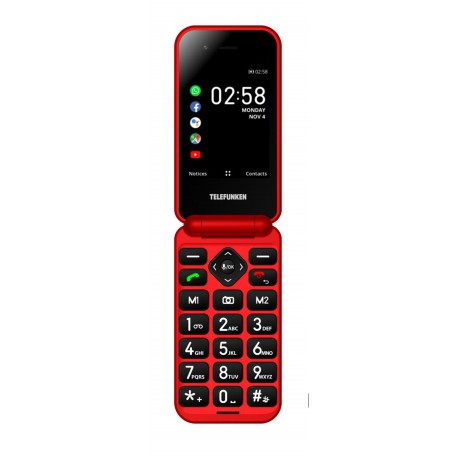 TELEFONO MOVIL TELEFUNKEN S740 4G 32GB RED·Desprecintado