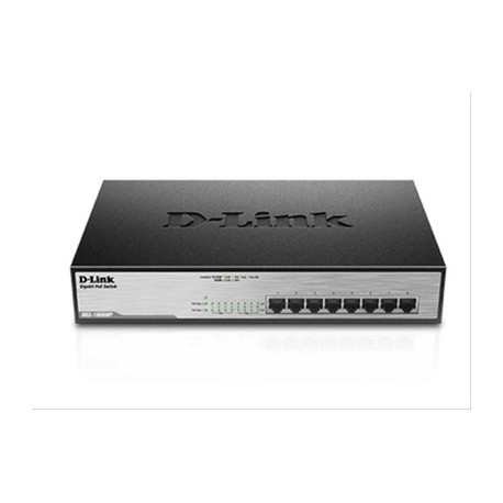 SWITCH 8 PUERTOS D-LINK GIGABIT POE